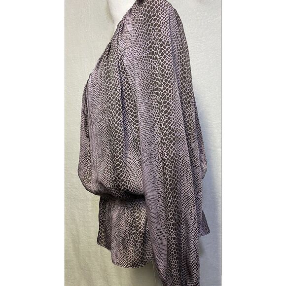Michael Kors Top Michael Michael Kors Animal Print Women's Size XL‎ - Picture 9 of 13